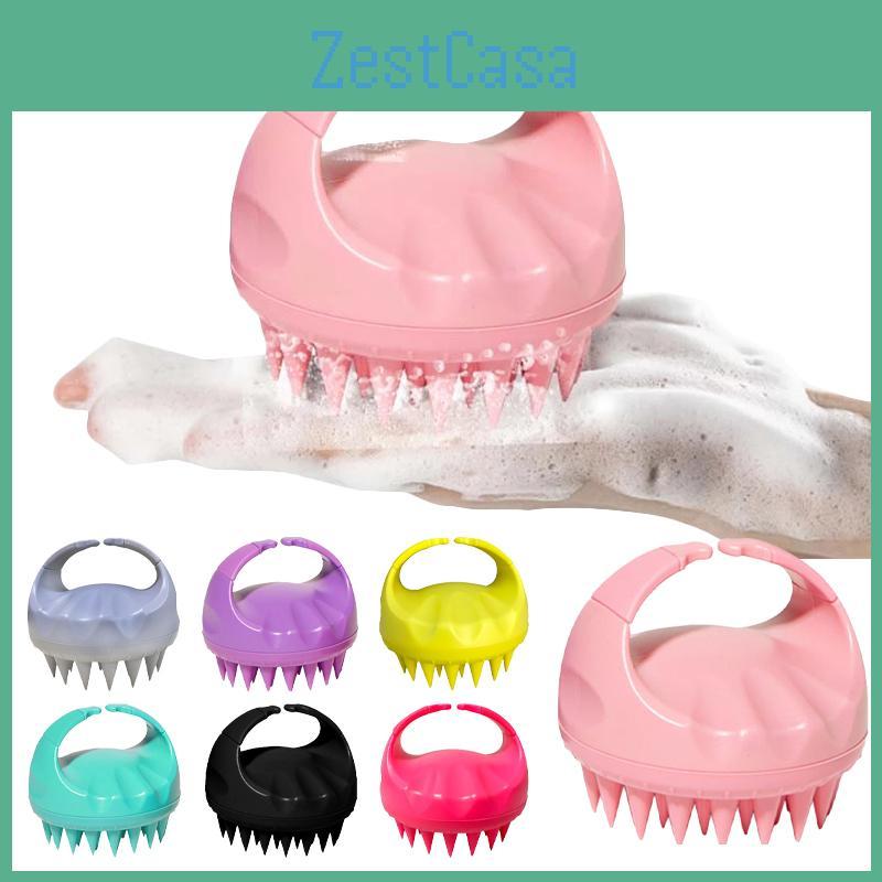 Попрощайтесь с запутанными волосами с помощью нашей силиконовой щетки для душа и ванны