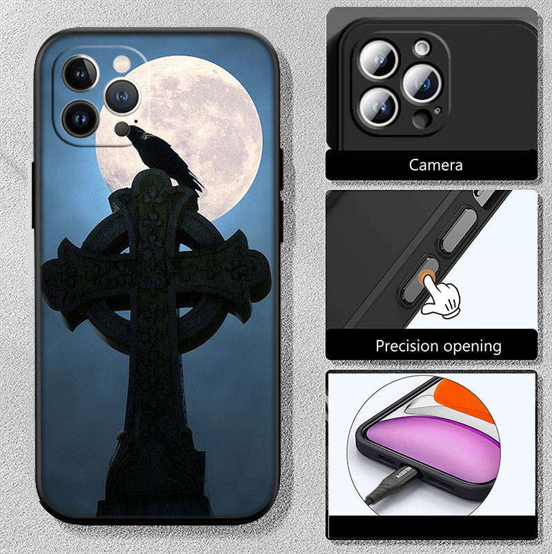 ED27 Jesus Cross Phone Case for iPhone 6 6s 7 8 11 12 13 14 15 XS Pro Max XR X SE Samsung S20 S21 S22 S23 S24 FE Ultra Plus Lite S21S A55