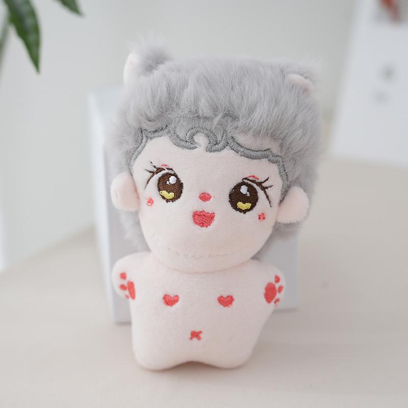 Очаровательный плюшевый брелок-кукла, мягкая хлопковая набивная игрушка для сумок и ключей