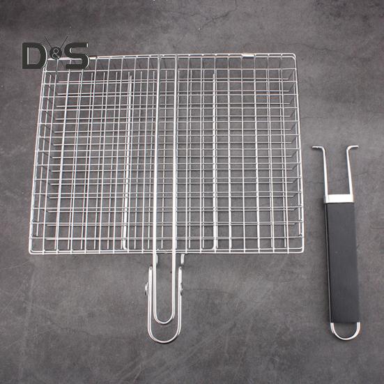 Корзина для гриля для рыбы и овощей, корзина для гриля из нержавеющей стали, переносная складная подставка для гриля для кемпинга и барбекю, для рыбы, овощей, креветок