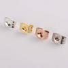 Steel Back Stoppers Ear Stud Earring Blocked Earrings Back Ear Stopper Jewelry Making Supplies