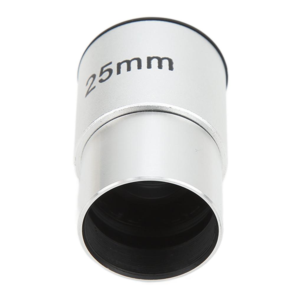 Окуляр телескопа 1,25 дюйма, окуляр с фокусным расстоянием 25 мм, аксессуар для астрономического телескопа для наблюдения Луны, неба, планет