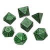 D12 D20 Для TRPG DND 7-гранный Набор кубиков Игровой аксессуар Радужный блеск