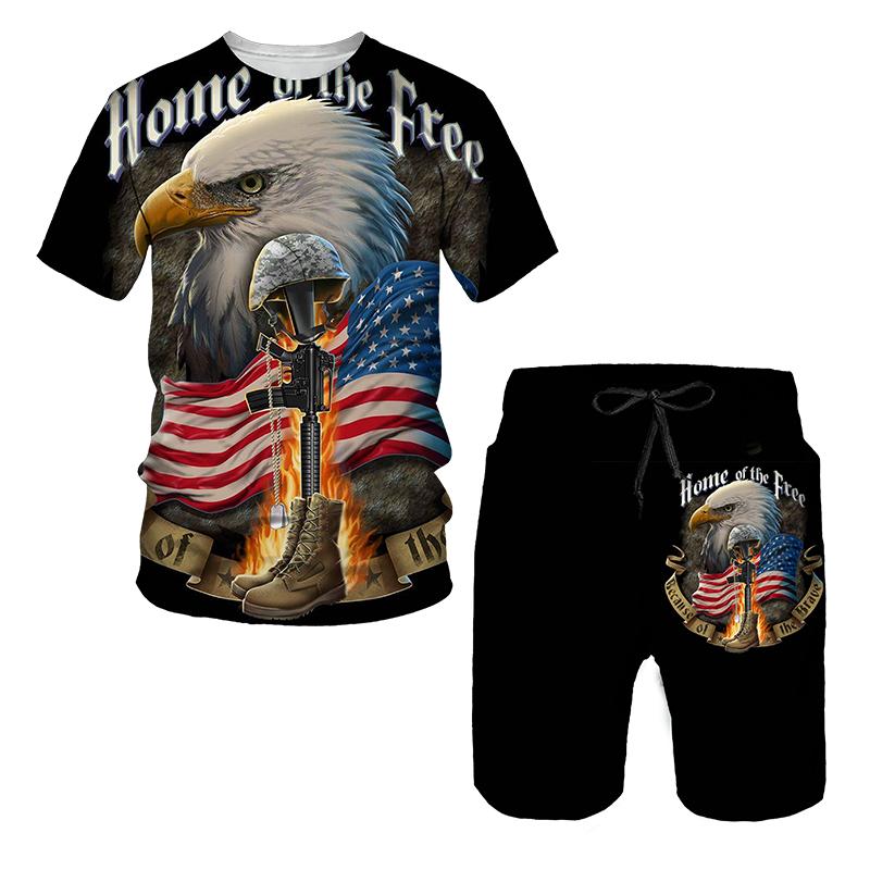 Creative Eagle USA Flag 3D шорты для доски плавки летние мужские комплект из двух предметов пляжные шорты для плавания повседневные короткие брюки пляжная одежда