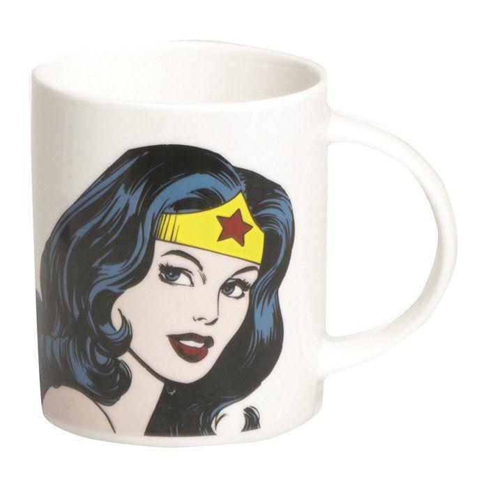 Excelsa tazza mug wonder woman 300 ml in ceramica accessori casa