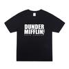 American Drama Office Dunder Mifflin Letter Print Graphic T-shirt Men's and Women's Short Sleeve Shirt Men's Clothing Streetwear