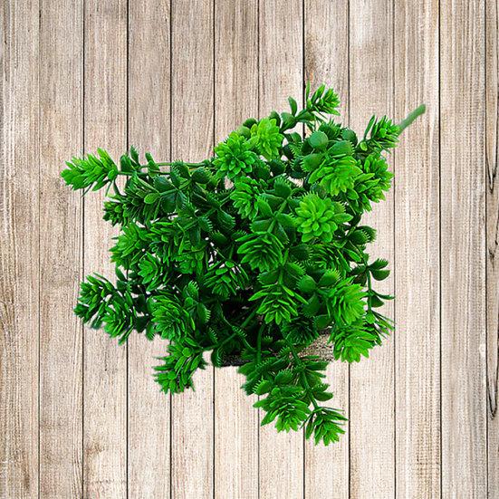 1шт искусственная трава 7 ветвей садовый декор DIY цветочная композиция поддельные растения