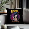 Viral EElvira Mistress of the Darkable Cushion Cover Antidustmite Pillowcase Invisible Zipper Silky Short Plush Sofa Cushion