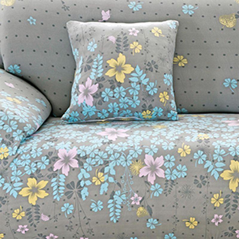 Высококачественный чехол на диван с цветочным принтом, отличной посадкой и эластичностью для диванов разных размеров