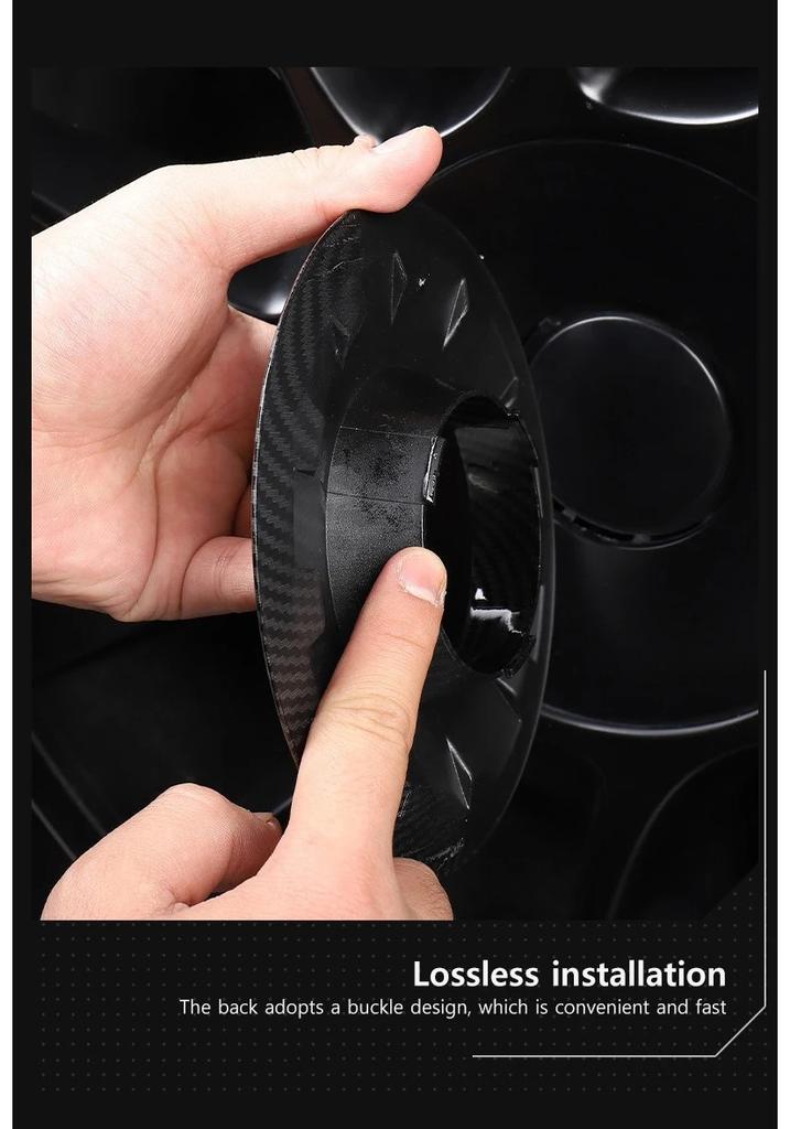 yz Apply to Tesla Model Y Performance 20in Hub Center Protective Cover Wheel Covers Wheel Caps Car Replacement Accessories