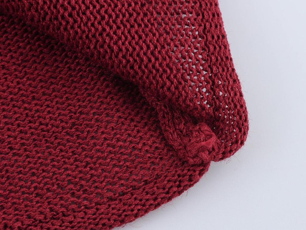 2025 Spring Women's European & American Style Fashion Knit Cardigan