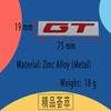 Premium GT for Universal car Engine Hood Fender trunk Tail Rear Bonnet Nameplate Decal Emblem Badge Sticker