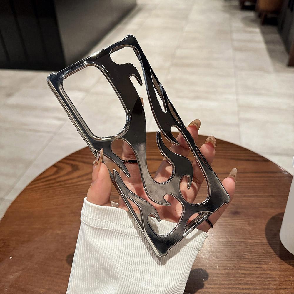 Чехлы для телефонов iPhone 11 13 16 ProMax iPhone 14 15 ProMax 12 13 ProMax 13 Pro 14 Pro Samsung A55 A54 S25 S24 S23 S22 Ultra Flame Shell Cool Advanced