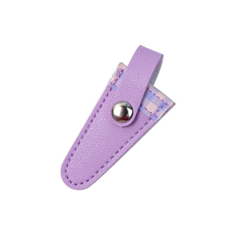Leather Embroidery Scissors Sheath Cover Barber Hairdressing Shears Protective Storage Needlework Sewing Protection Case
