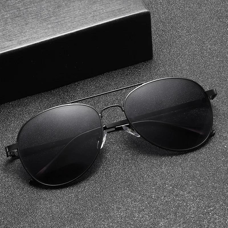 Новые очки от близорукости в стиле «пилот», металлические, для улицы, оверсайз-оправа, двойная переносица, солнцезащитные очки с УФ-защитой, классические очки для вождения