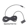 Car Audio Clip Microphone 3.5Mm Jack Plug Wired External Mini Mic Overhead Console For Golf Aftermarket Android Multimedia
