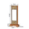 Urban Workshop Acala Standing Hanging Scroll (Walnut Color) Wooden Frame Buddhist Altar Accessories Mini Size 20cm High X 9cm Wide