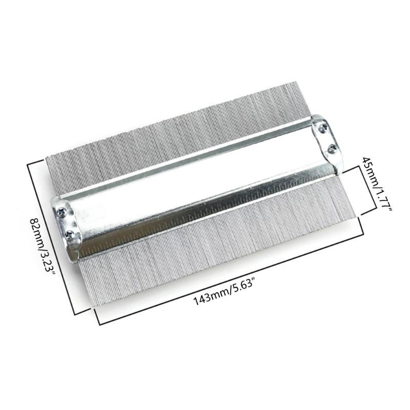 Contour-Gauge Metal Profile Gauge Tool Precisely Copy Irregular Shape Duplicator Irregular Welding- Woodwoorking Tracing