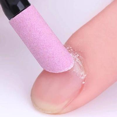 Пилочка для ногтей, каменный толкатель для кутикулы, шлифовальные палочки для ногтей, ручка для удаления кутикулы, триммер, буфер, маникюрные инструменты