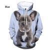 New Fashion French Bulldog 3D Printing Hoodie Men Women Casual Long Sleeve Cool Pullover