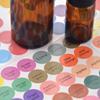 1Set 192 Pcs Pre-Printed Essential Oil Bottles Cap Lid Labels Round Circle Stickers Colorful For All Young Living Oils