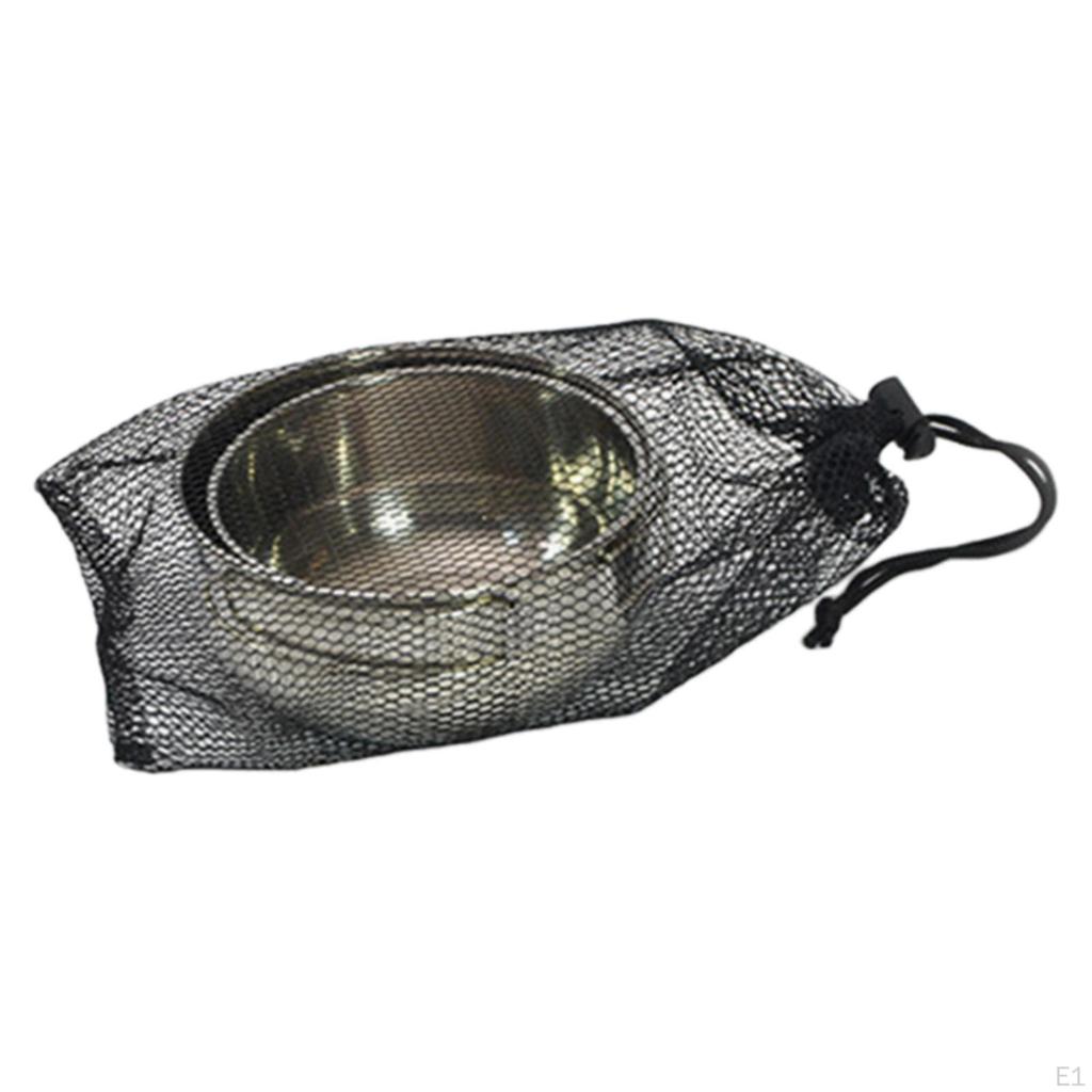 Внешняя походная миска, посуда, легкая, многофункциональная для приготовления пищи со складной ручкой