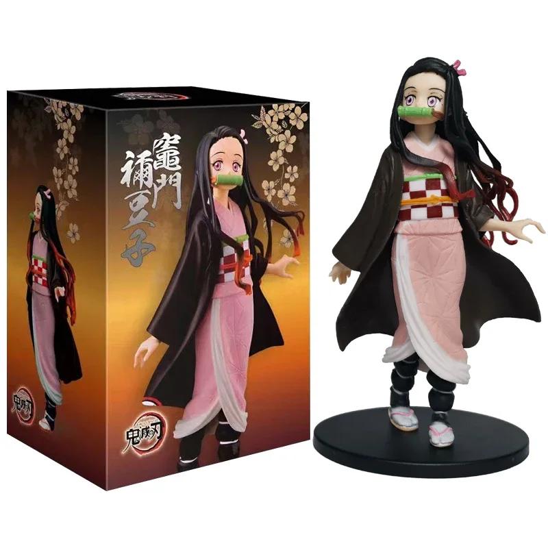 Аниме Фигурка Клинок Рассекающий Демонов Фигурки Действия Игрушки Kimetsu No Yaiba Кукла Танджиро Незуко Зеницу Фигурка Иноске Воин ПВХ Модель Игрушки