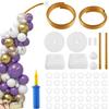 Набор для арки из воздушных шаров Многоразовый Гибкий Арка со свободной формой с основанием и зажимами для шаров Настольная подставка для шаров для дня рождения Свадьбы