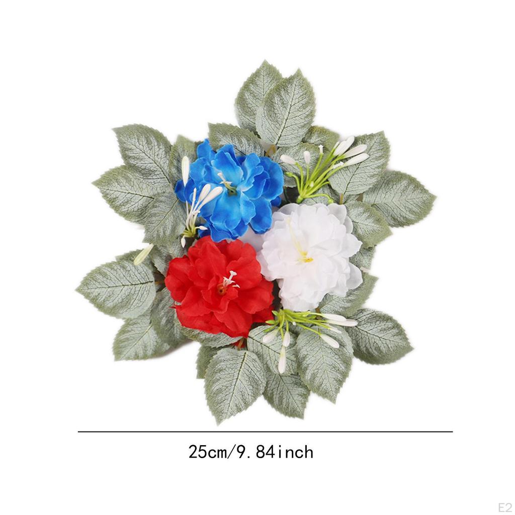 Кольца для свечей Венок Искусственные гортензии Свечи для Хэллоуина