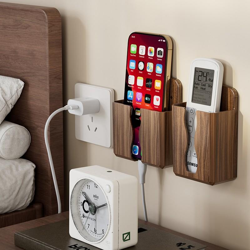 Adhesive Phone Charger Case and Remote Holder for Wall Bathroom Organizer Cup Holders 5