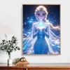 Алмазная живопись своими руками Эльза, Снежная королева Набор для вышивания крестиком Мозаичное искусство Алмазная живопись Полная выкладка круглыми алмазами Украшение для дома