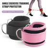 Ankle Strap for Cable Machine Adjustable Ankle Resistance Bands with Cuff for Gym Kickback Glute Workout Leg Extension Lower Body Exercise