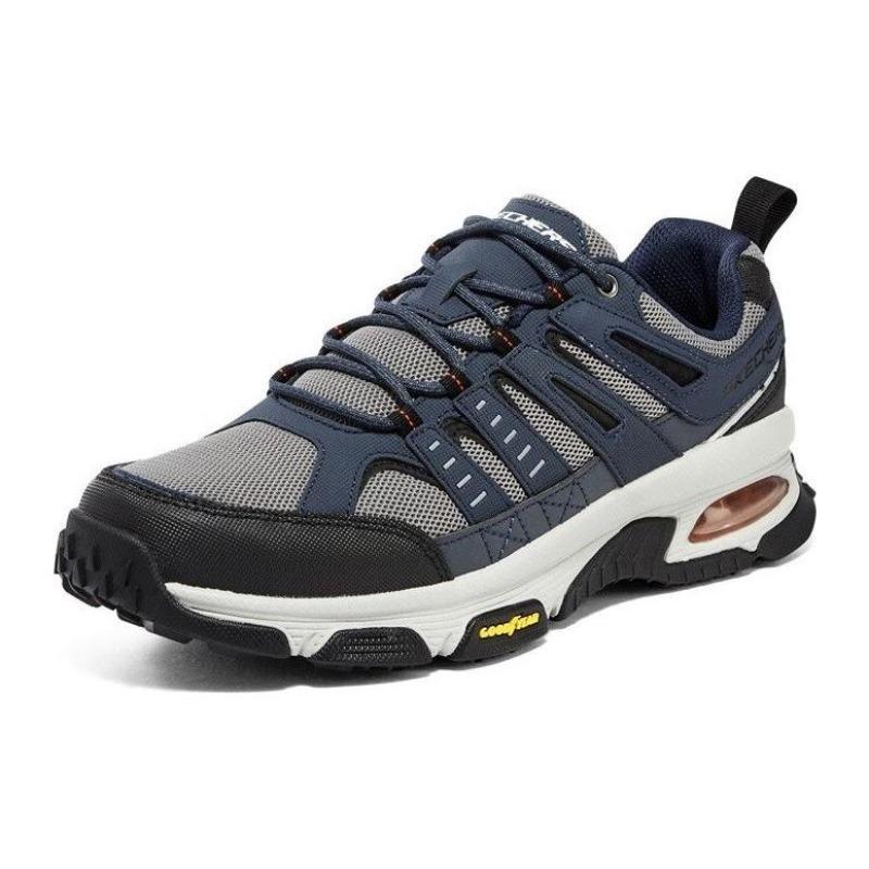 Skechers SKECH-AIR Мужские низкие беговые кроссовки с амортизацией Сине-серые 237214C-NVGY