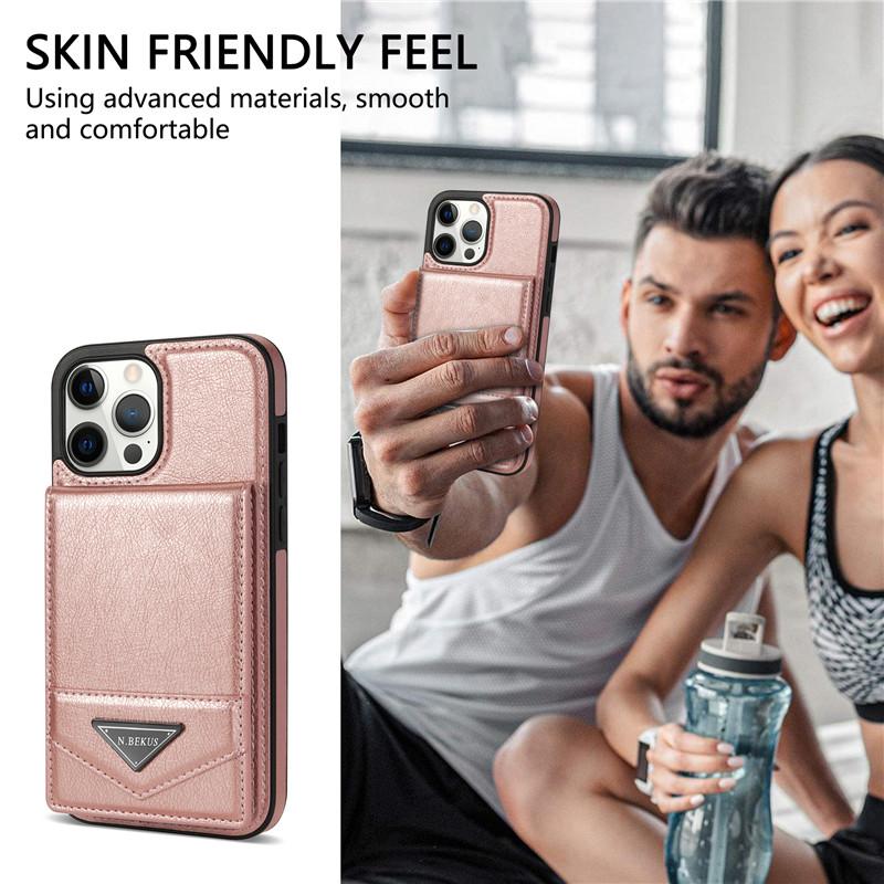 Кожаный чехол-кошелек для телефона с картой для iPhone 14 13 Pro 12 11 XS Max XR X SE 2022 8 7 Plus для Samsung Galaxy S23 Ultra S22 S21 A54 A14 откидная крышка-подставка