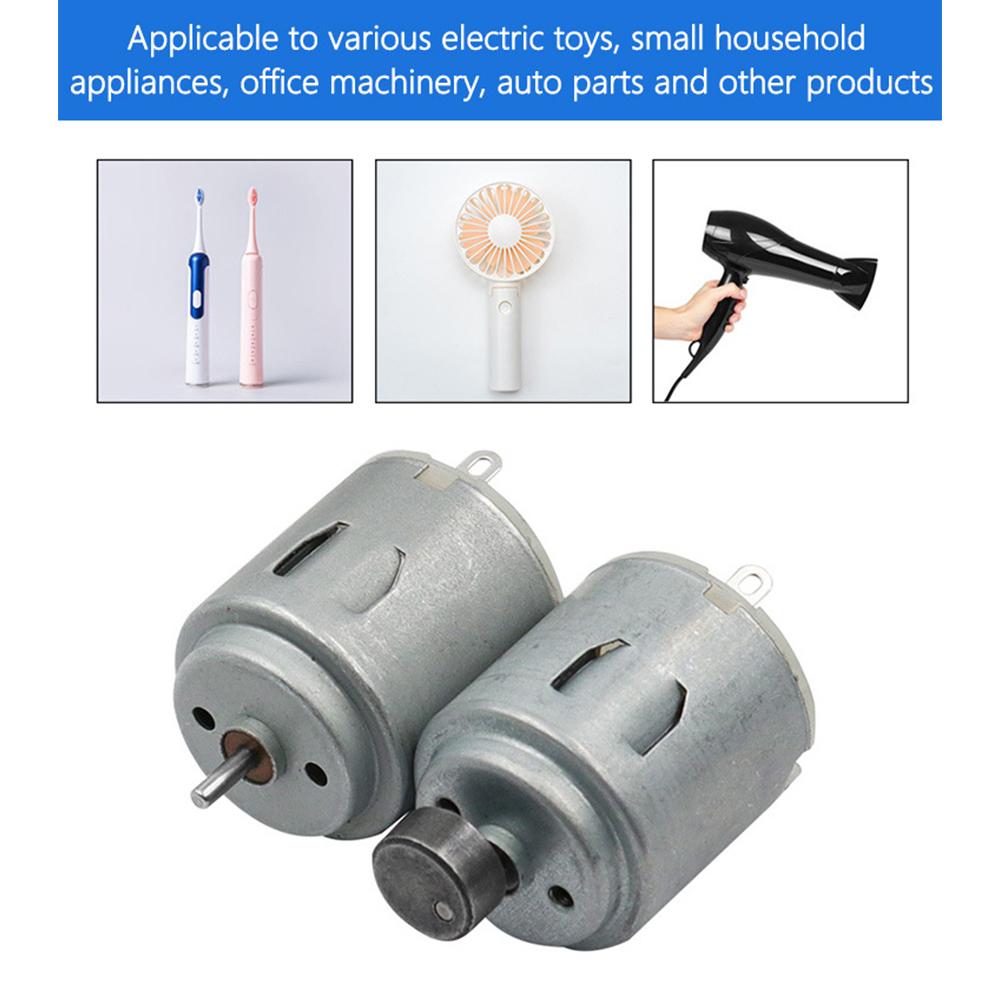 1pcs Mini 260 Motor DC 3-12V 25-30W High Speed Strong Magnetic Toy Cars DIY DC Motors Electric Toothbrush Motors Auto Part