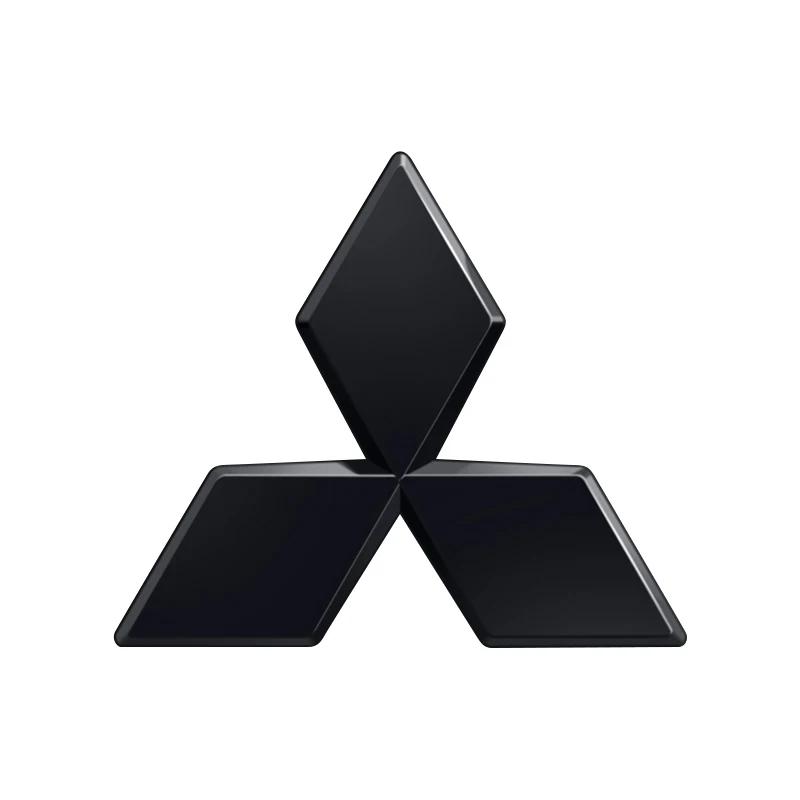 For Mitsubishi ASX Lancer Pajero Outlander L200 EVO Lancer Pajero ABS Car Steering Wheel Center Emblem Sticker Auto Accessories