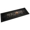 Washable Kitchen Mat Text Coffee 60x180 Cm Velvet