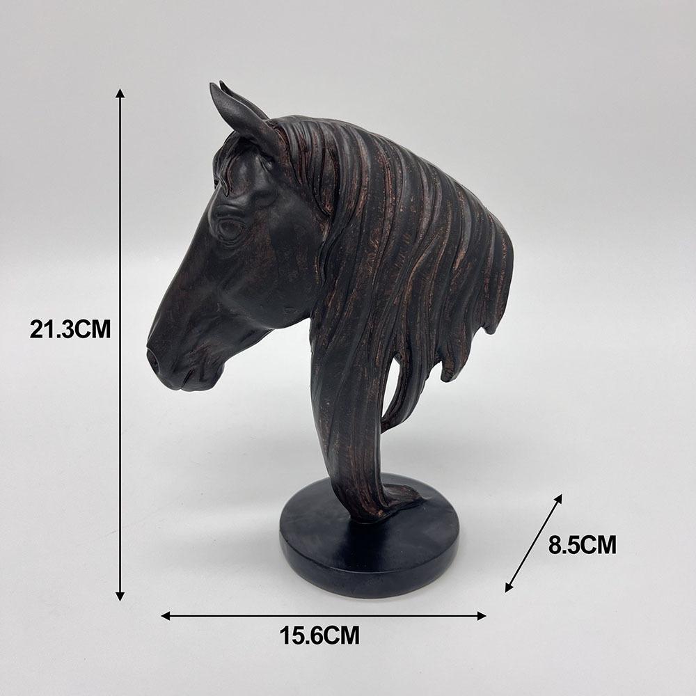 Horse Statue Elegant Resin Horse Sculpture for Home Office Decor Symbol of Freedom Strength Gift for Animal Lovers & Collectors
