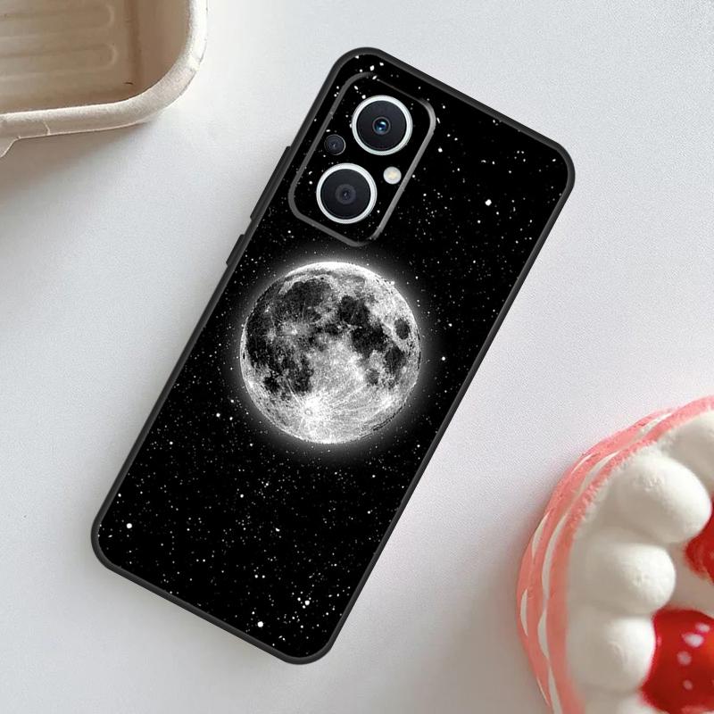 Чехол Луна Звезды Космос для OPPO Reno 11F 8T 4Z 5Z 4 6 7 8 5 Lite 10 Pro OPPO Find X2 X3 Lite X5 X6 Pro