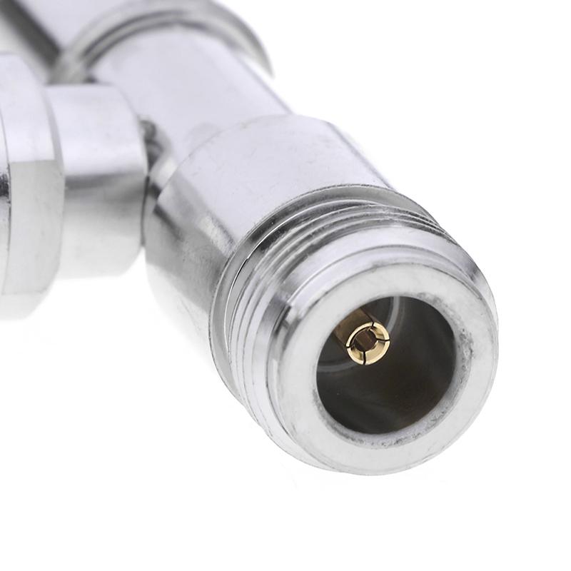 Разъем адаптера антенны N-типа Male To Dual 2 N-типа Female T-образной формы