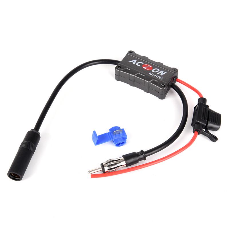 Universal Automobile Car Fm/Am Radio Stereo Antenna Signal Amplifier Booster