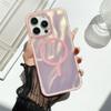 Чехол для телефона Aurora Laser с ослепительным блеском и водной рябью для iPhone 16 Pro Max 14 15 Plus 11 12 13 для магнитной задней крышки Magsafe