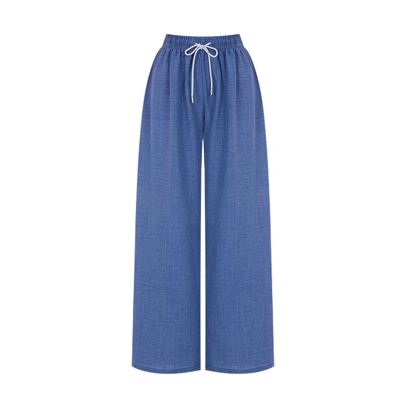 SELLY'S Summer String Point Elastic Waist Pants_I6B-Cpt029