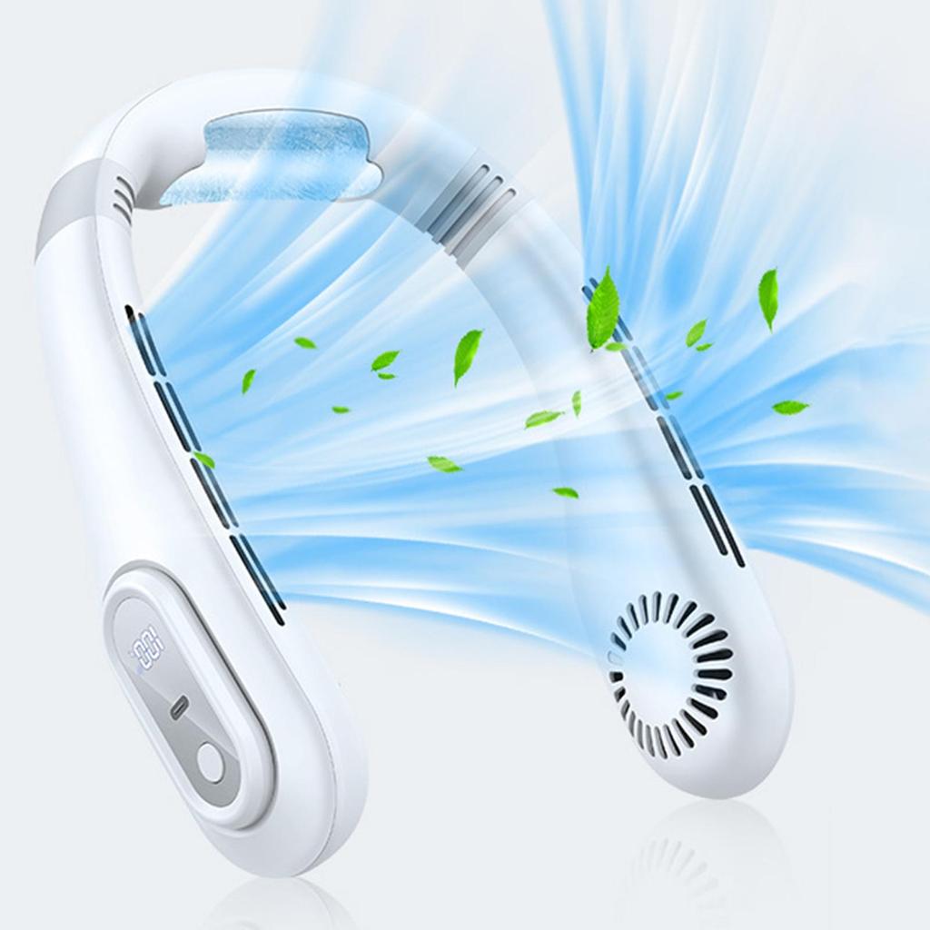 Hangings Leafless Quiet портативный персональный вентилятор вентилятор охлаждения шеи вентилятор воздушного охлаждения для походов домашнего офиса в помещении на открытом воздухе кемпинга