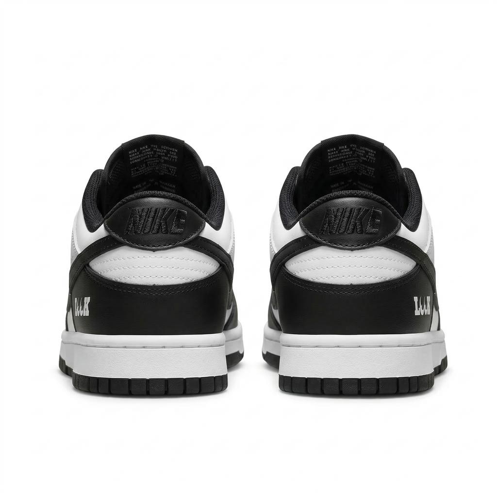 Nike Кроссовки Dunk Lemon Joy Устойчивые к истиранию Амортизация Низкие Скейтбордические Мужские Черно-белые DD1391-100(Команда778-)