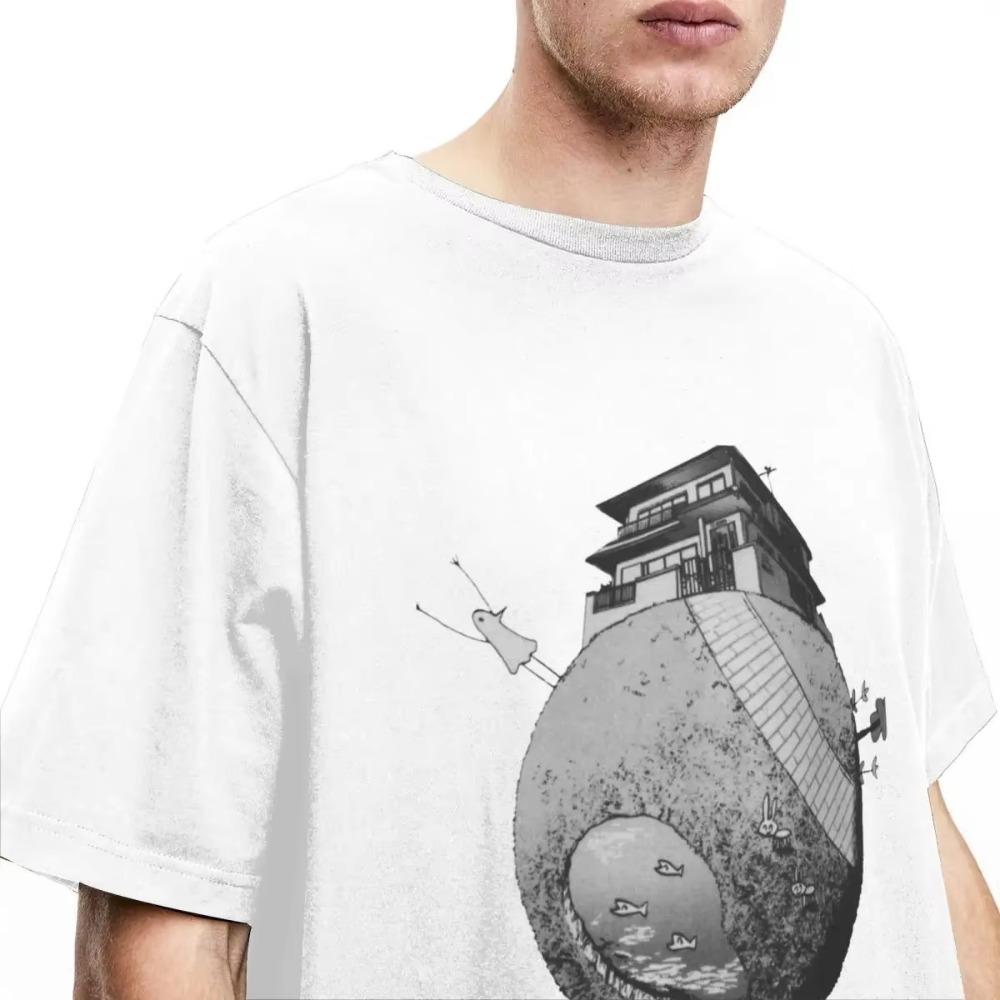 Забавные футболки Goodnight Punpun для мужчин и женщин, хлопковые футболки с мангой Oyasumi PunPun, идея подарка, одежда.