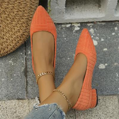 Модные однотонные туфли на толстом каблуке, женская обувь 2024 года, новые высококачественные туфли-лодочки для женщин с закрытым носком, сексуальное платье, высокий каблук, женские туфли-лодочки Zapatos