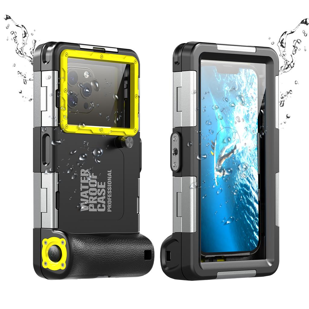 15M Professional Diving Phone Case For iPhone 16 15 14 13 12 Pro Max Underwater Taking Waterproof Cases Cover For Samsung Huawei 5