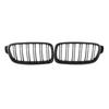 2PCS Dual Slat Style Grille Front Bumper Kidney Mesh Grill For BMW F30 F31 F35 F80 2012-2018 Bumper ABS Car Replacement