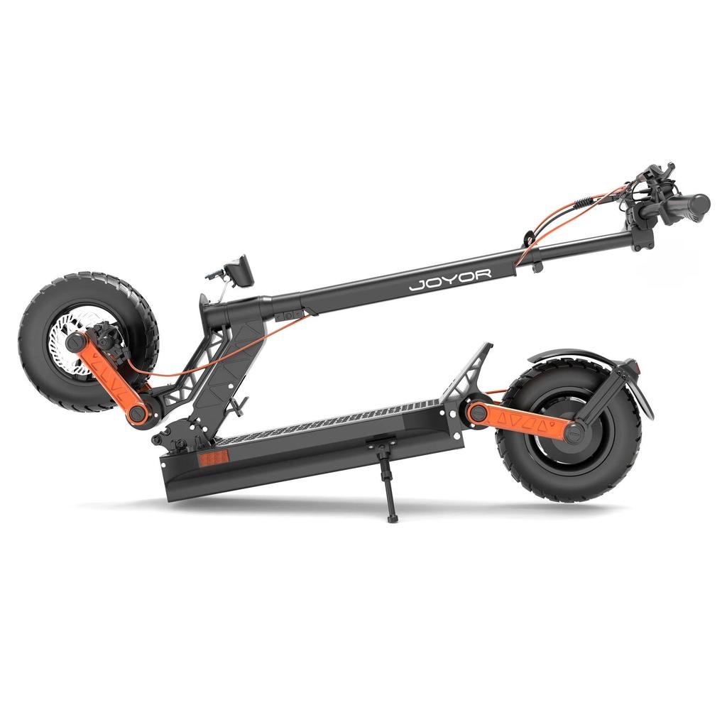 Joyor S5-Z Folding E-Scooter 600W, 48V13Ah, 10" Off-Road Tires, Dual Disc Brakes, Urban Electric Scooter for City Commuter & Outdoor Adventure
